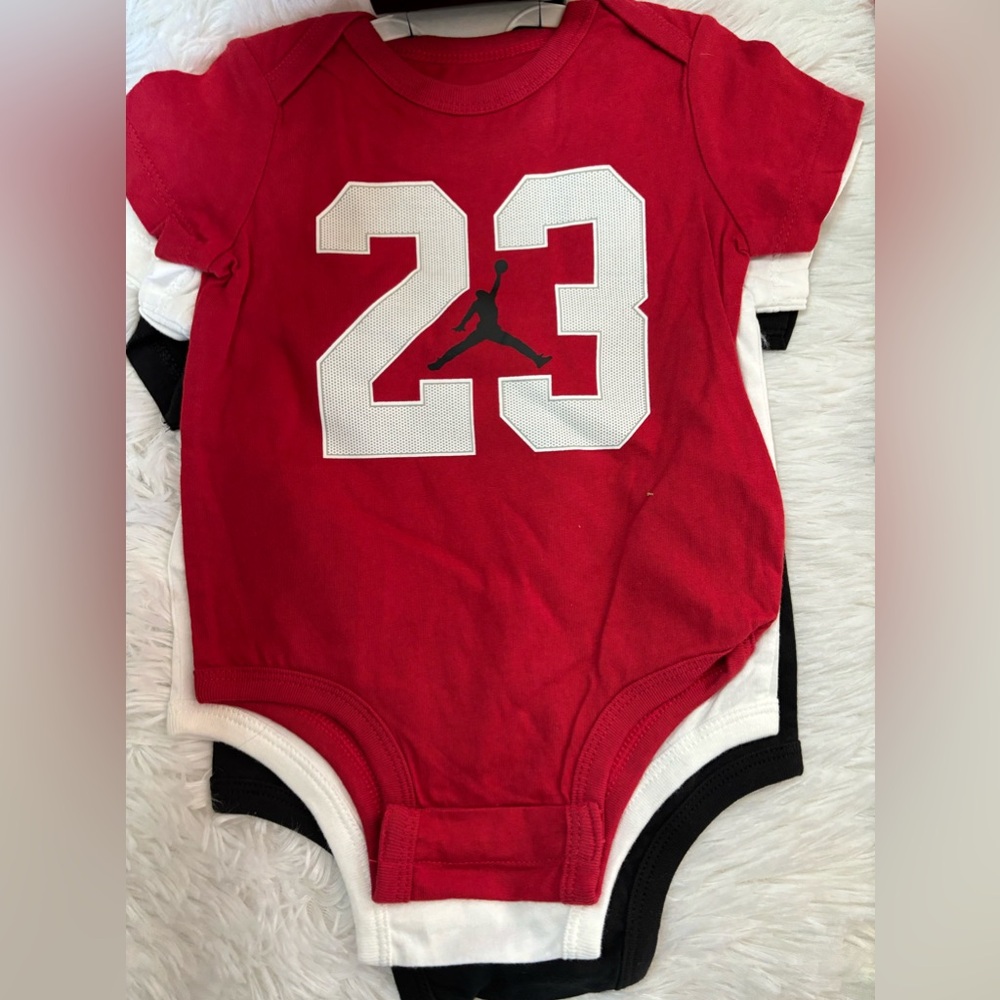 NWT Jordan Baby Assorted bodysuits (total of 6)